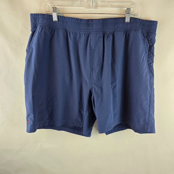 Rhone Mako Shorts Mens 2XL Blue Athletic Performance 7 Inch Unlined Work Out - Picture 1 of 9